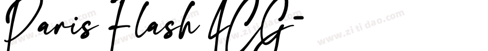 Paris Flash ICG字体转换